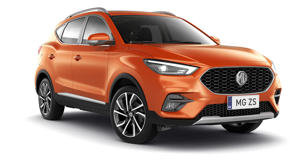 MG ZS essence orange finition luxury